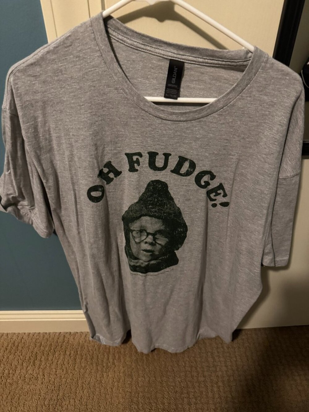 Gildan OH Fudge Christmas Story T-Shirt XL